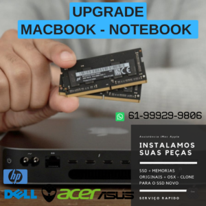 faça seu upgrade de memoria e ssd conosco