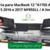 Compre Agora sua Bateria Original SMP para A1705/A1527 Macbook A1534 2015 a 2017