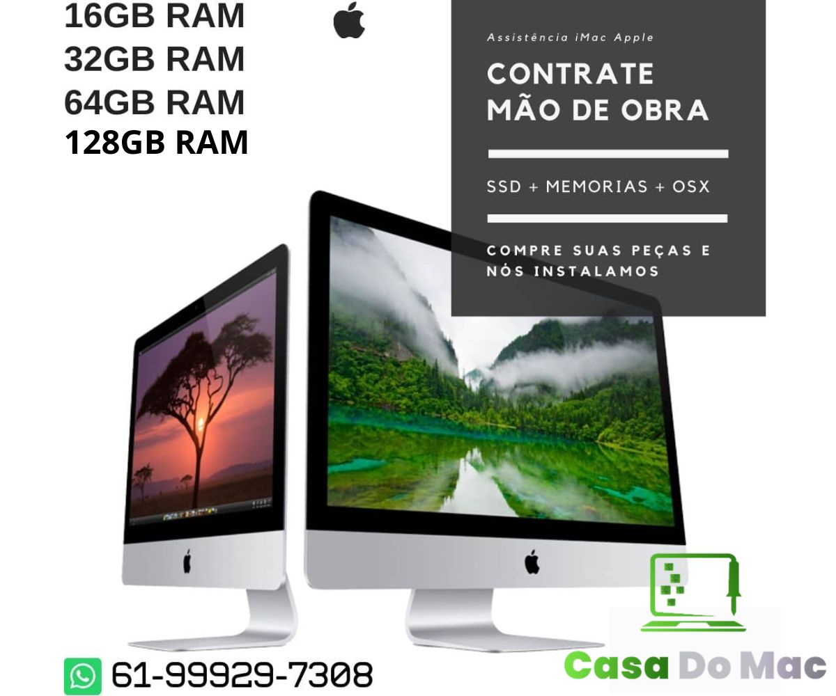 Conserto e Upgrade de iMac